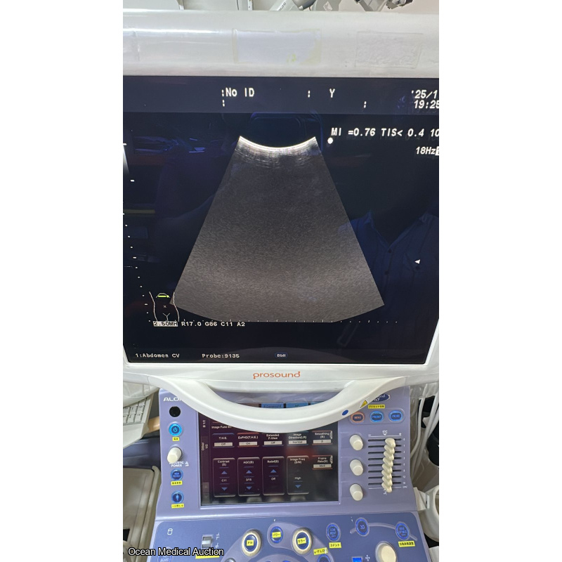 Aloka Ust 9135p curved (convex) array ultrasound transducer / probe.SN.20050045