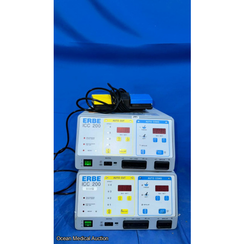 ERBE ICC 200 ESU Lot of 2