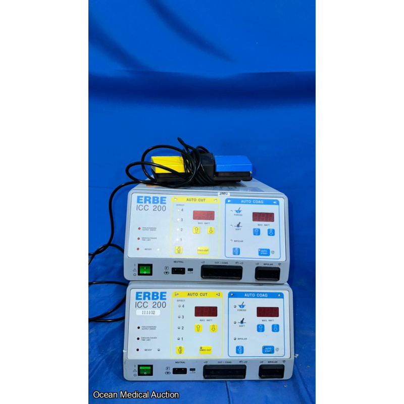 ERBE ICC 200 ESU Lot of 2