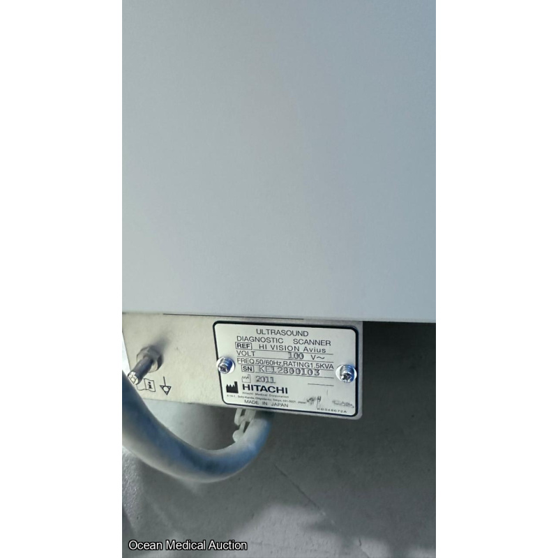 Hitachi avius ultrasound with convex,linear and cardiac probe