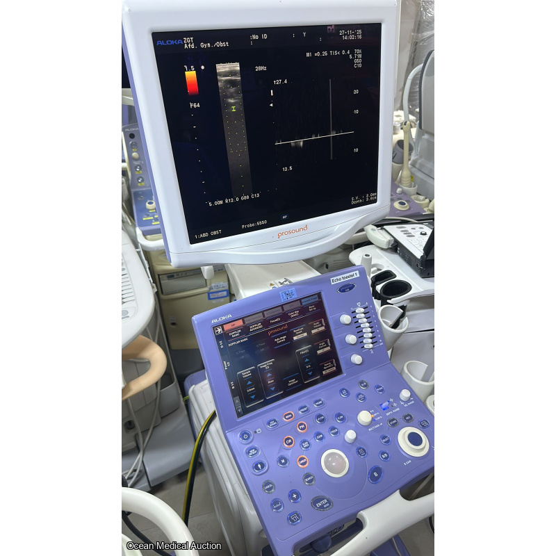 ALOKA UST-5550 linear-array (laparoscopic / intraoperative / vascular / small-part) probe SN.20032364