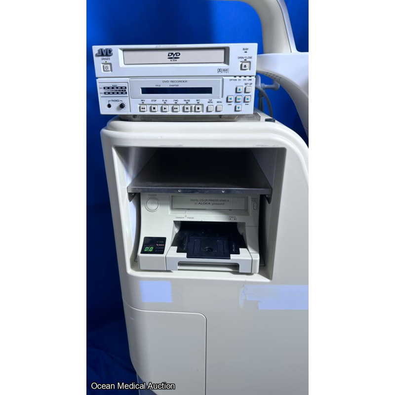 Hitachi Aloka alpha 7 ultrasound with convex,linear and cardiac probe