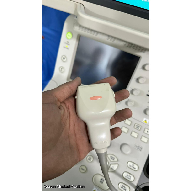 Toshiba Xario 200 with convex, linear and cardiac probe