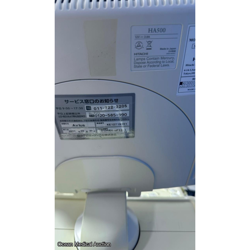 Hitachi avius ultrasound with convex,linear and cardiac probe