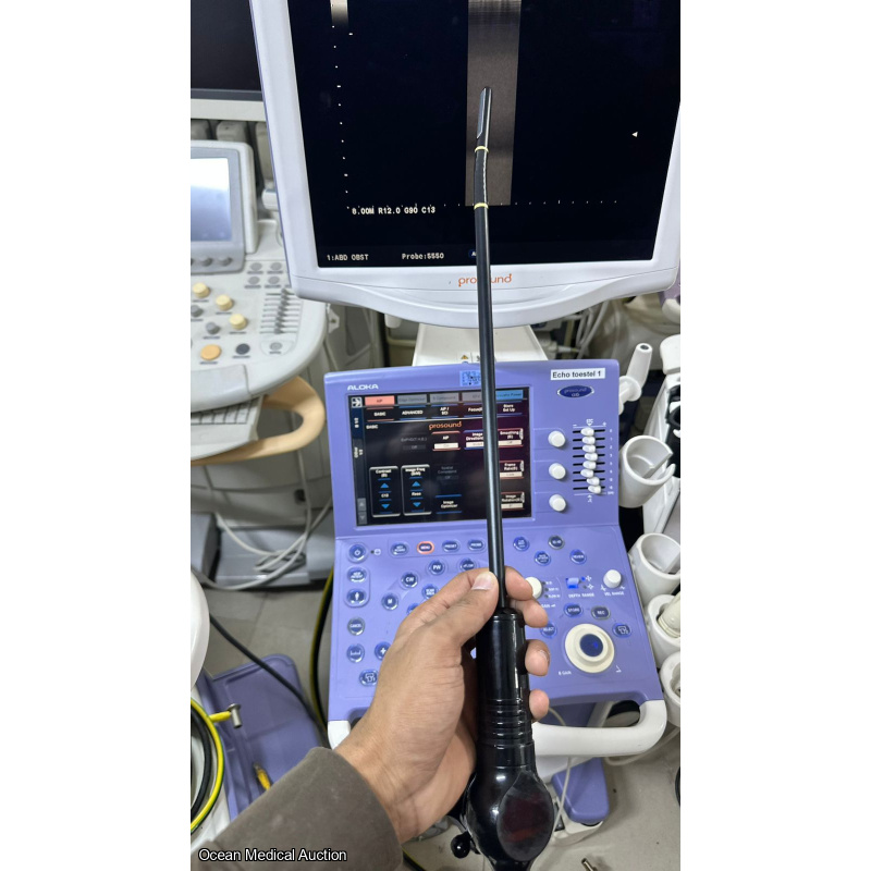 ALOKA UST-5550 linear-array (laparoscopic / intraoperative / vascular / small-part) probe SN.20032364