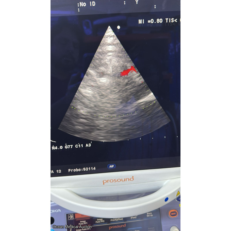 Aloka ust 52114P ntraoperative / phased-array ultrasound transducer (probe) SN.200D3785