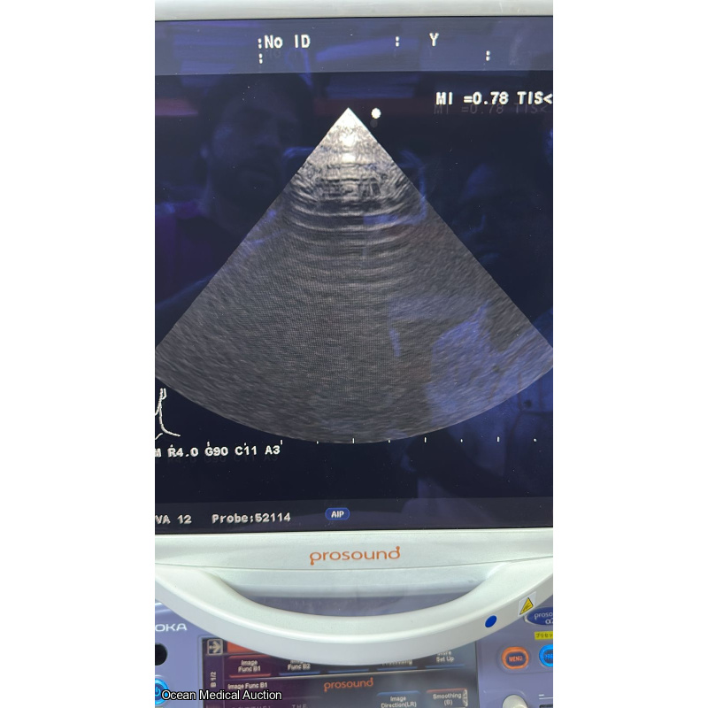 Aloka ust 52114P ntraoperative / phased-array ultrasound transducer (probe) SN.200D3785