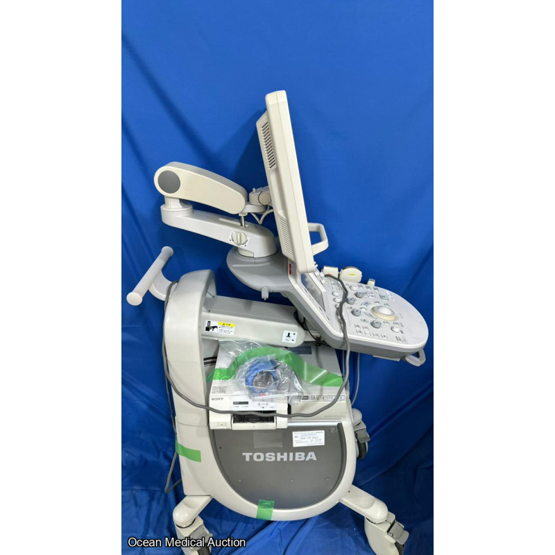 Toshiba Xario 200 with convex, linear and cardiac probe