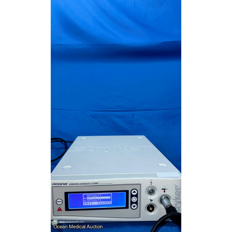 Stryker Crossfire Integrated Arthroscopy System.