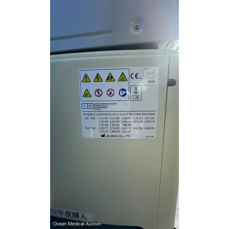 Hitachi Aloka alpha 7 ultrasound with convex,linear and cardiac probe