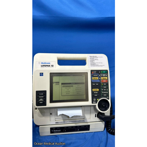 Lifepak 12 defibrillator
