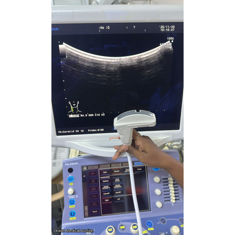 Aloka Ust 9135p curved (convex) array ultrasound transducer / probe.SN.20050045