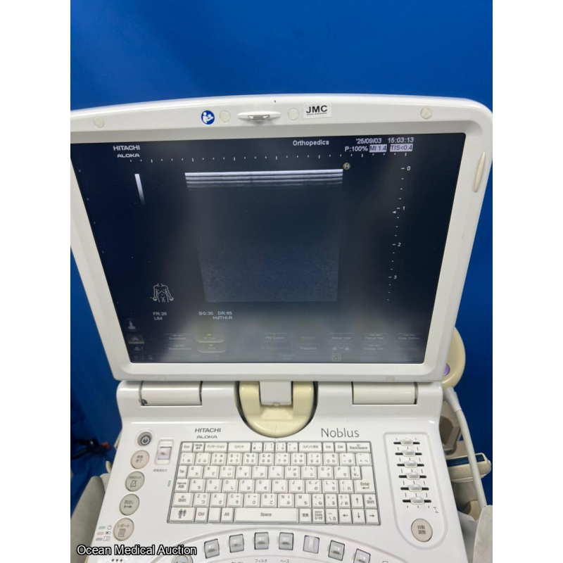 Hitachi Aloka Nobulus Ultrasound System + Linear Transducer (MAF:2013)