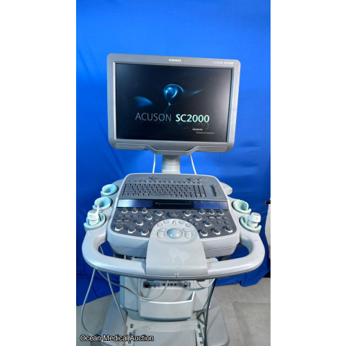 Seimens Acuson SC2000 ultrasoound with cardiac probe(2013)