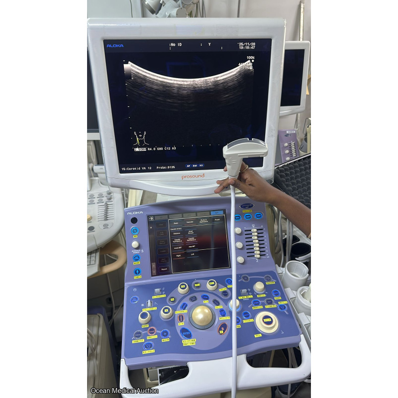 Aloka Ust 9135p curved (convex) array ultrasound transducer / probe.SN.20050045
