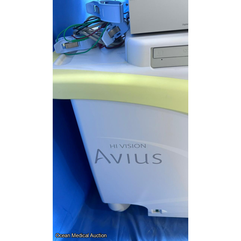 Hitachi avius ultrasound with convex,linear and cardiac probe