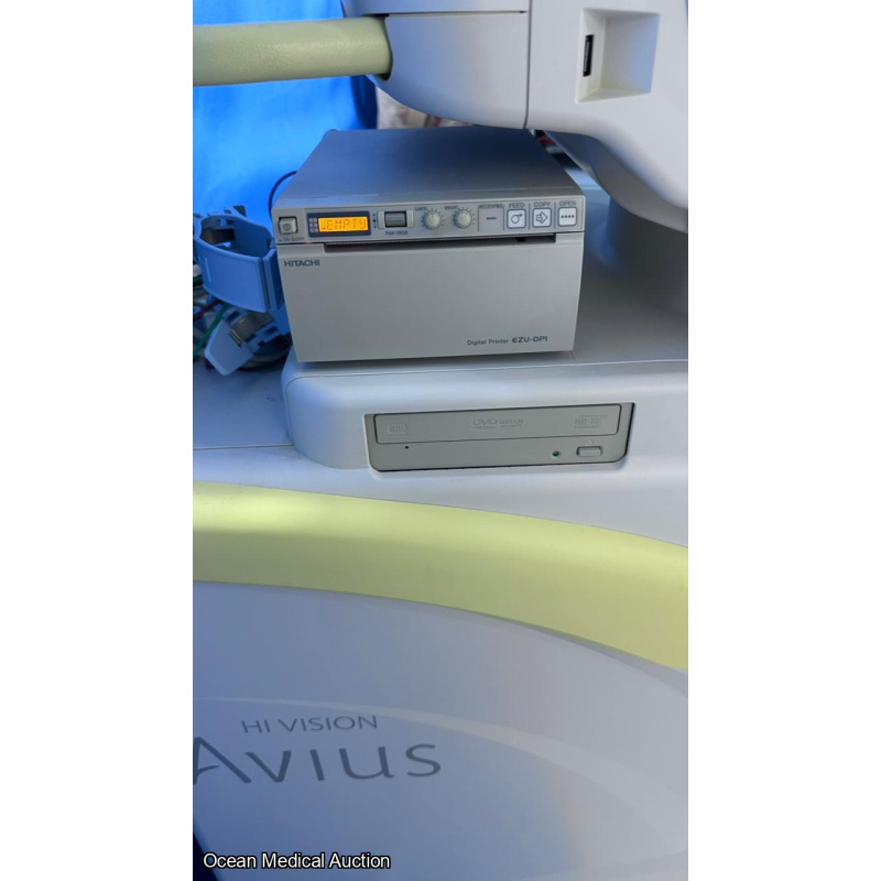Hitachi avius ultrasound with convex,linear and cardiac probe
