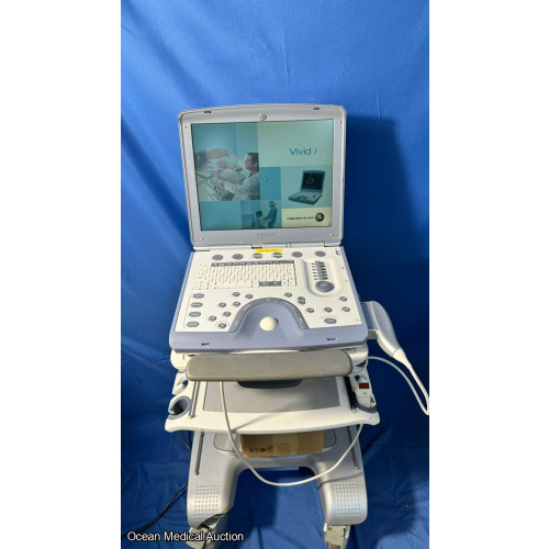 GE Vivid i Portable Ultrasound System (2007) with 3S-RS Cardiac Probe