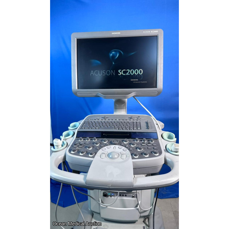 Seimens Acuson SC2000 ultrasoound with cardiac probe(2013)