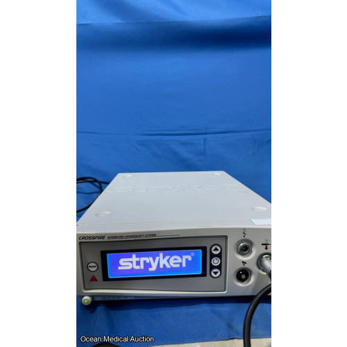 Stryker Crossfire Integrated Arthroscopy System.