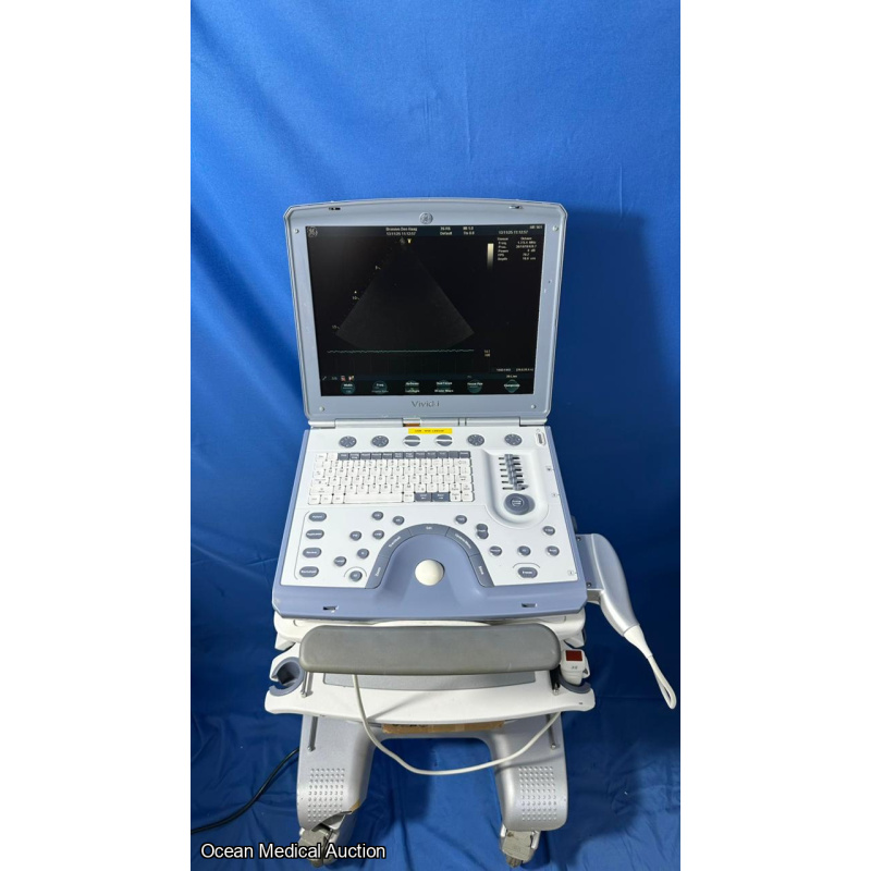 GE Vivid i Portable Ultrasound System (2007) with 3S-RS Cardiac Probe