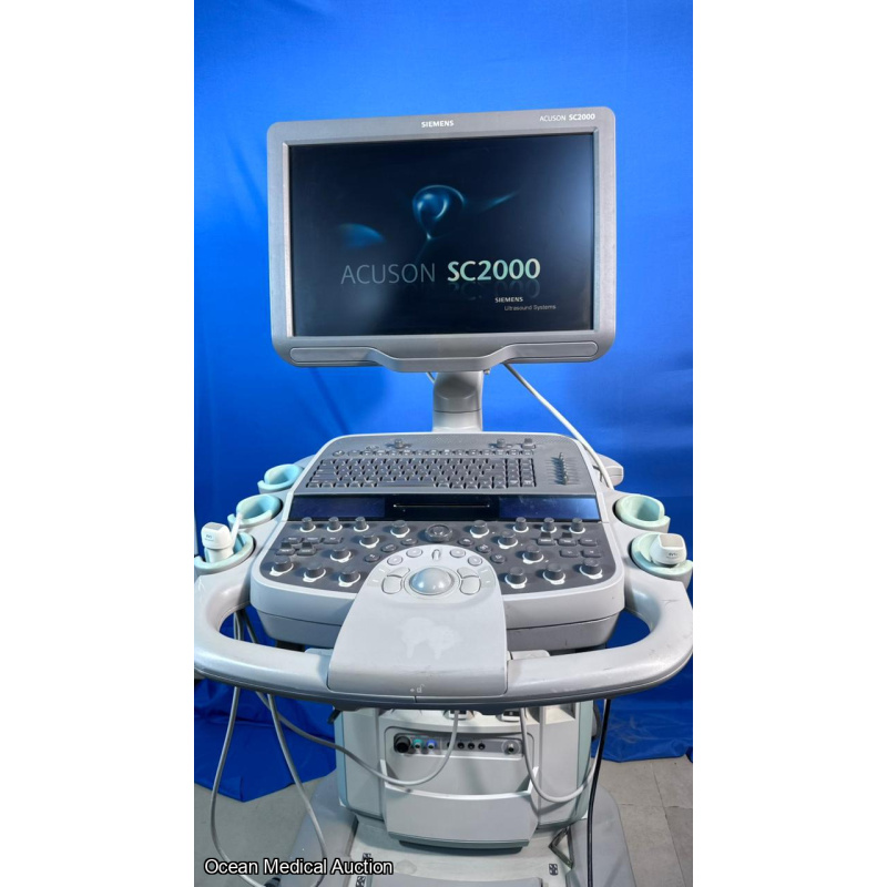 Seimens Acuson SC2000 ultrasoound with cardiac probe(2013)